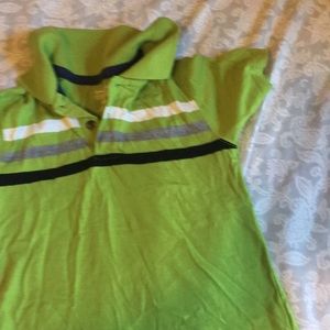 Boys clothes color green white and gray